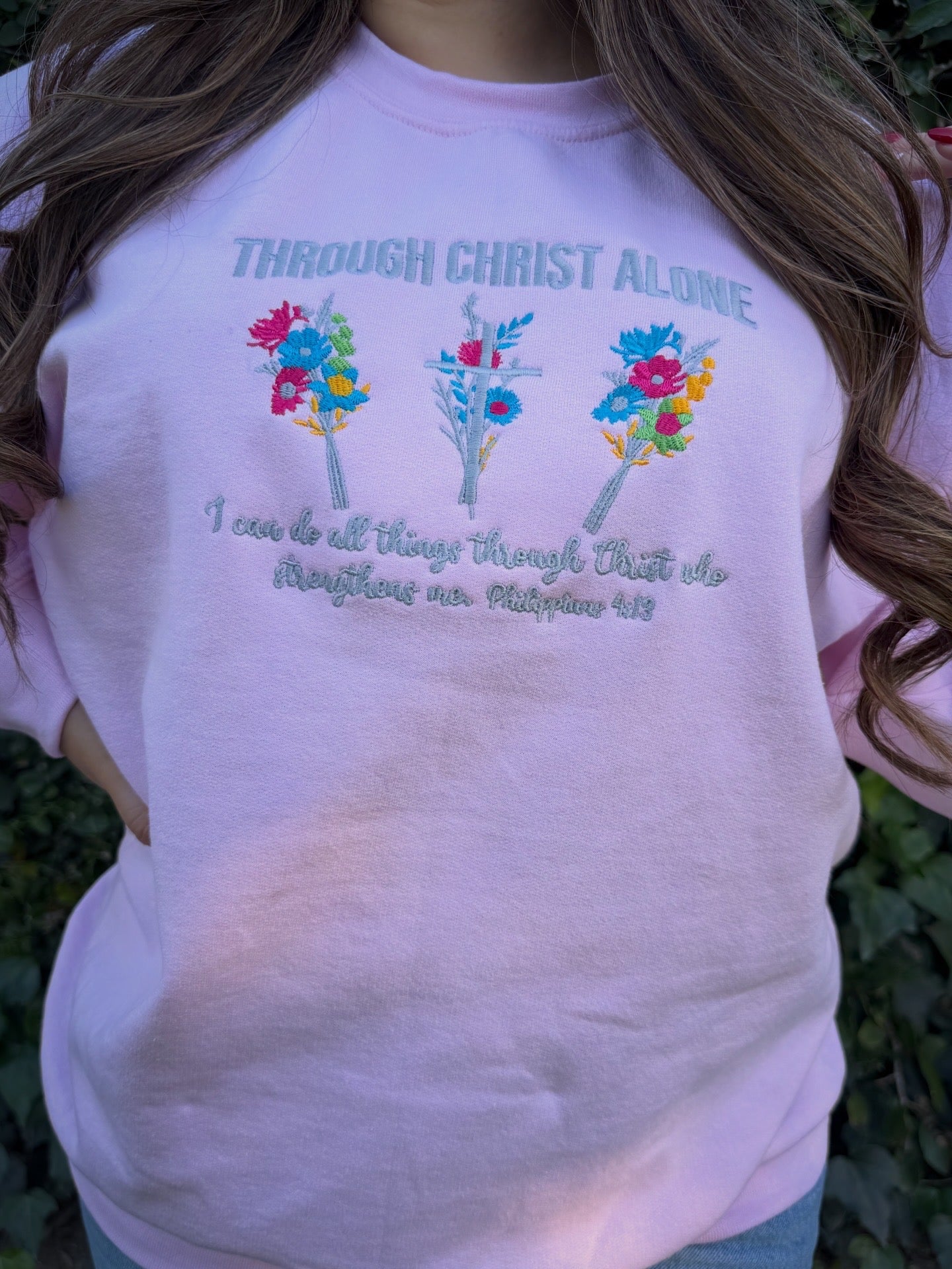 THROUGH CHRIST ALONE CREWNECK
