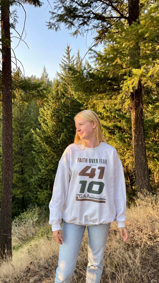 FAITH OVER FEAR CREWNECK