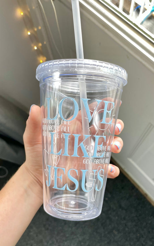 LOVE LIKE JESUS TUMBLER