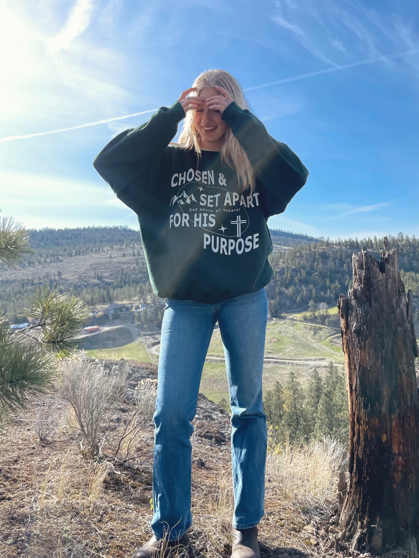 CHOSEN & SET APART FOR HIS PURPOSE CREWNECK