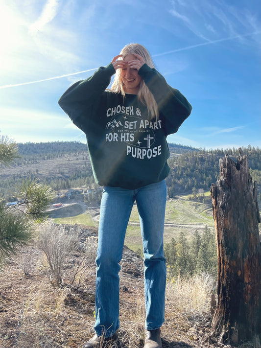 CHOSEN & SET APART FOR HIS PURPOSE CREWNECK