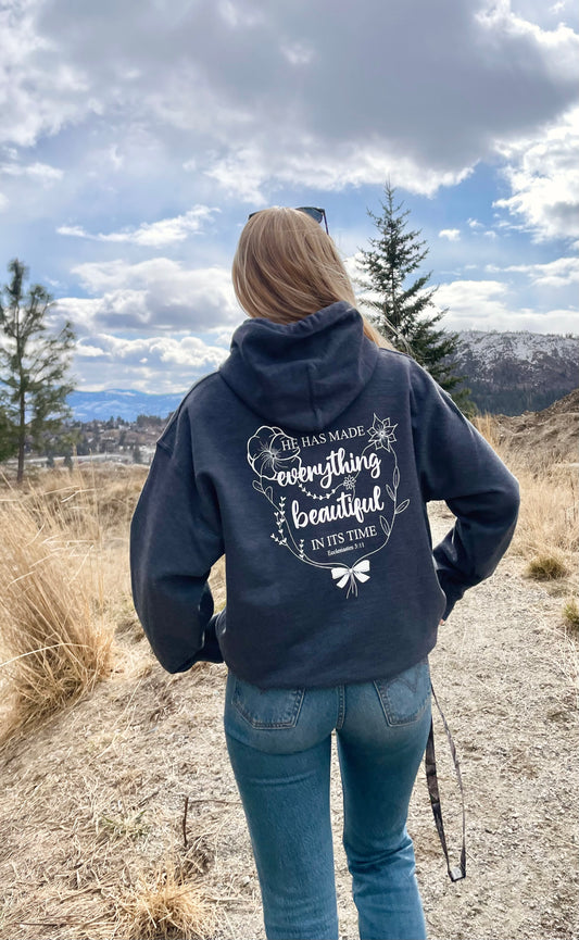 EVERYTHING BEAUTIFUL HOODIE (FRONT EMBROIDERY)
