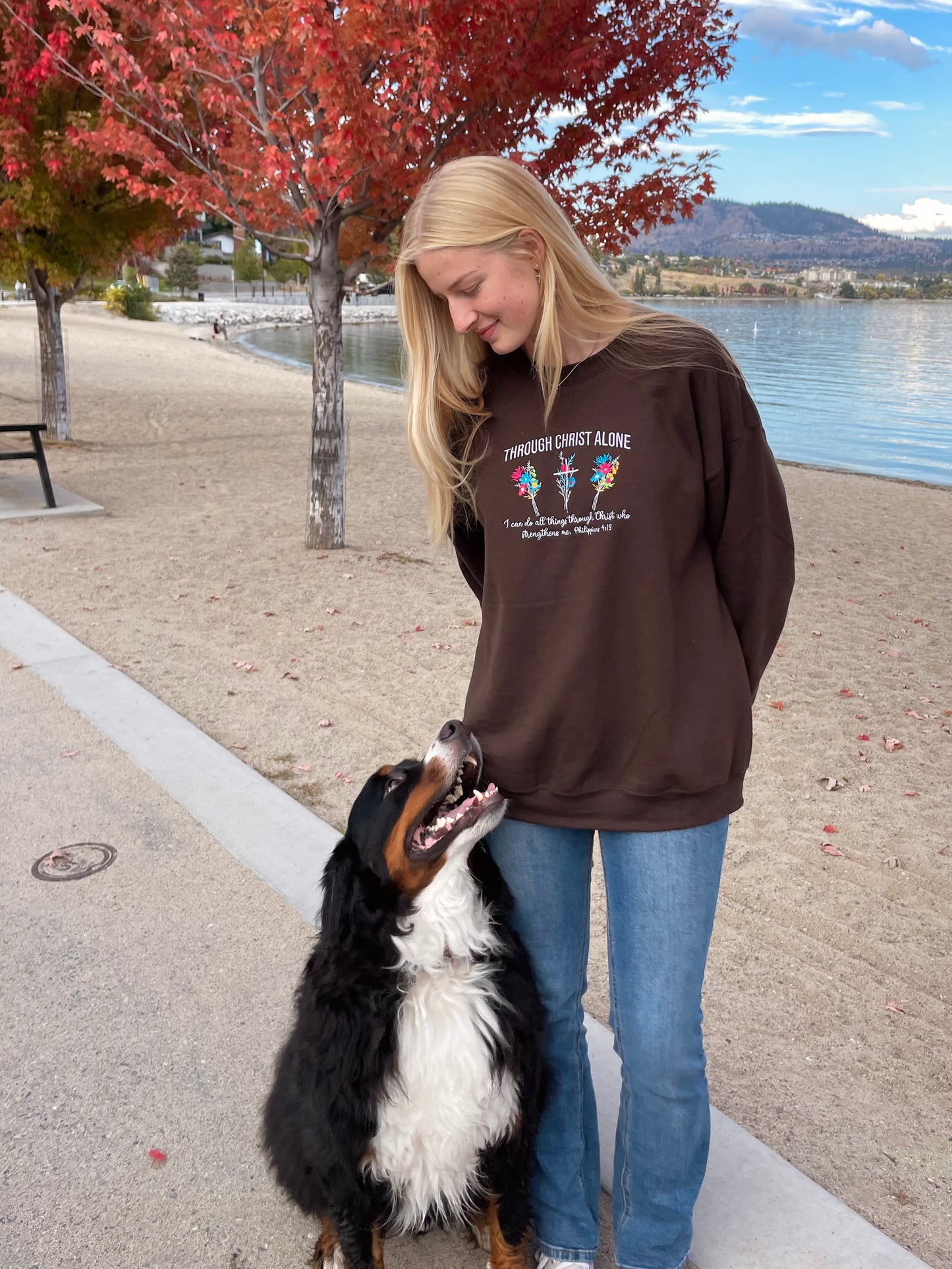 THROUGH CHRIST ALONE CREWNECK