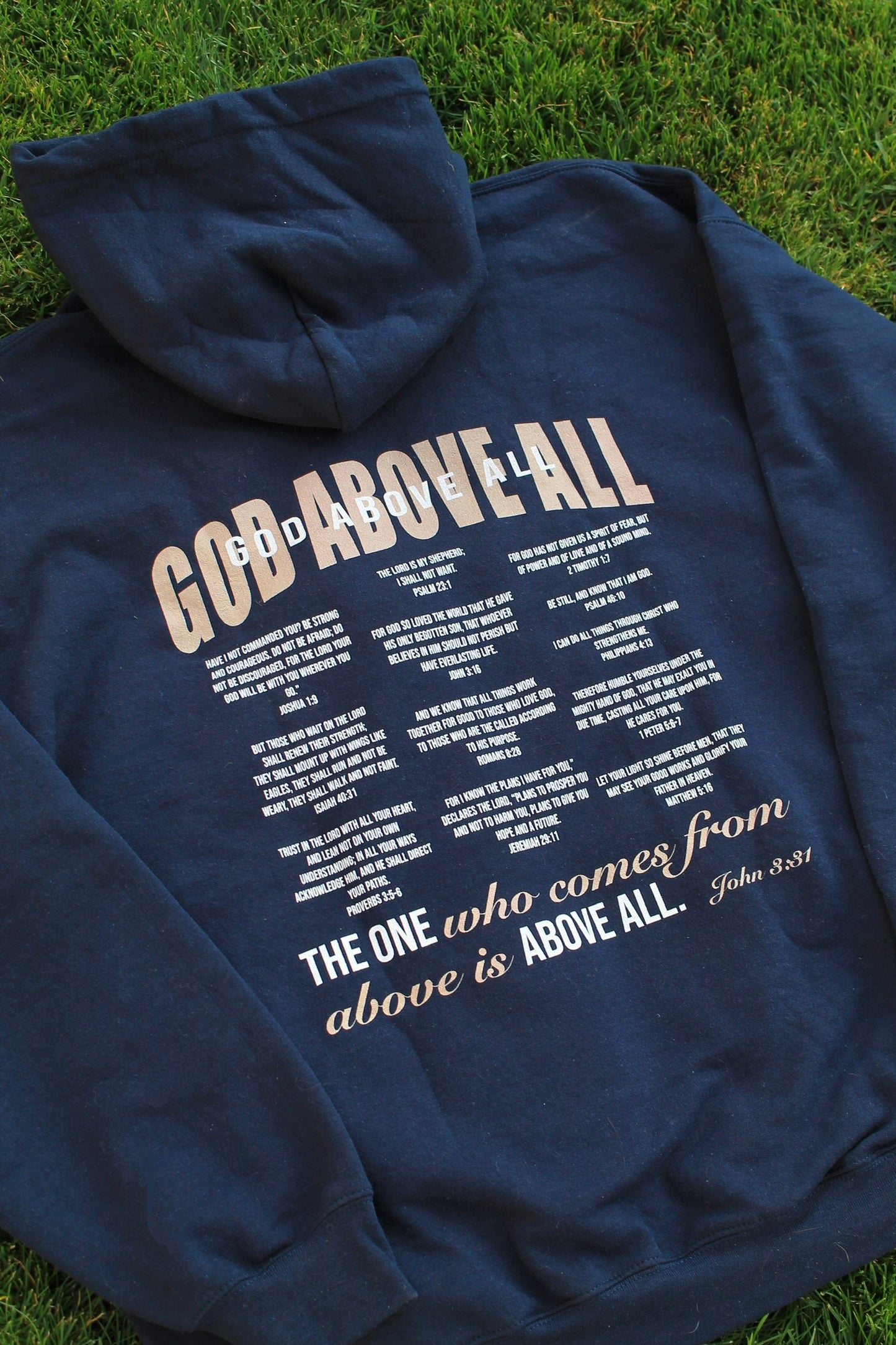 JOHN 3:31 GOD ABOVE ALL HOODIE