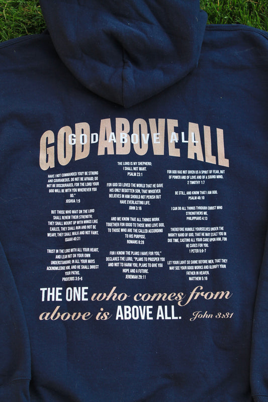 JOHN 3:31 GOD ABOVE ALL HOODIE