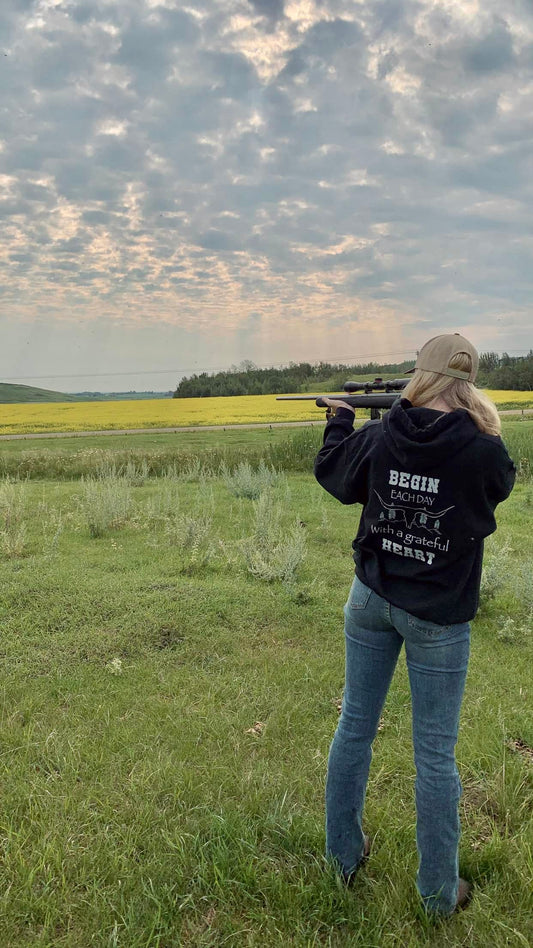 BEGIN EACH DAY WITH A GRATEFUL HEART HOODIE