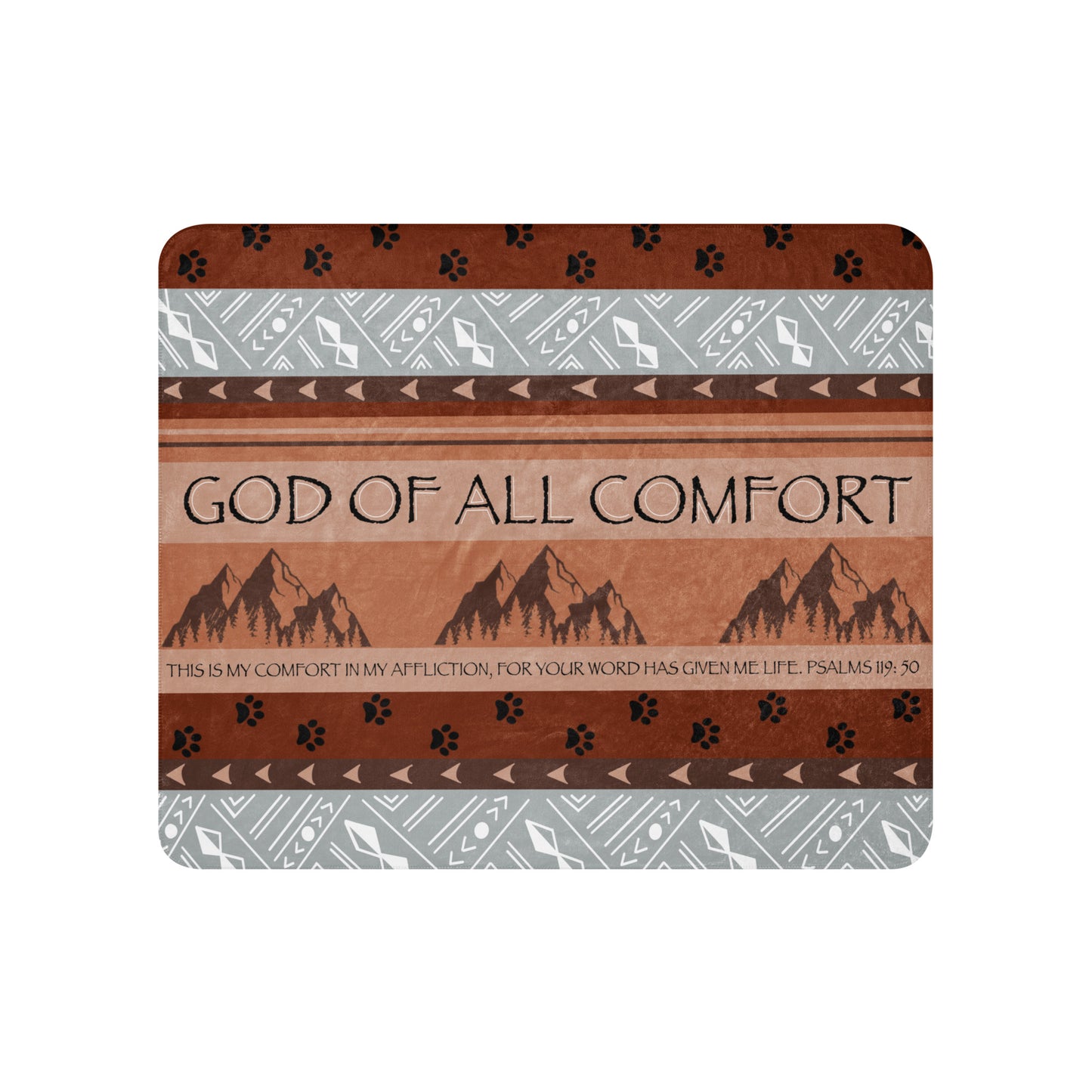 GOD OF ALL COMFORT SHERPA BLANKET