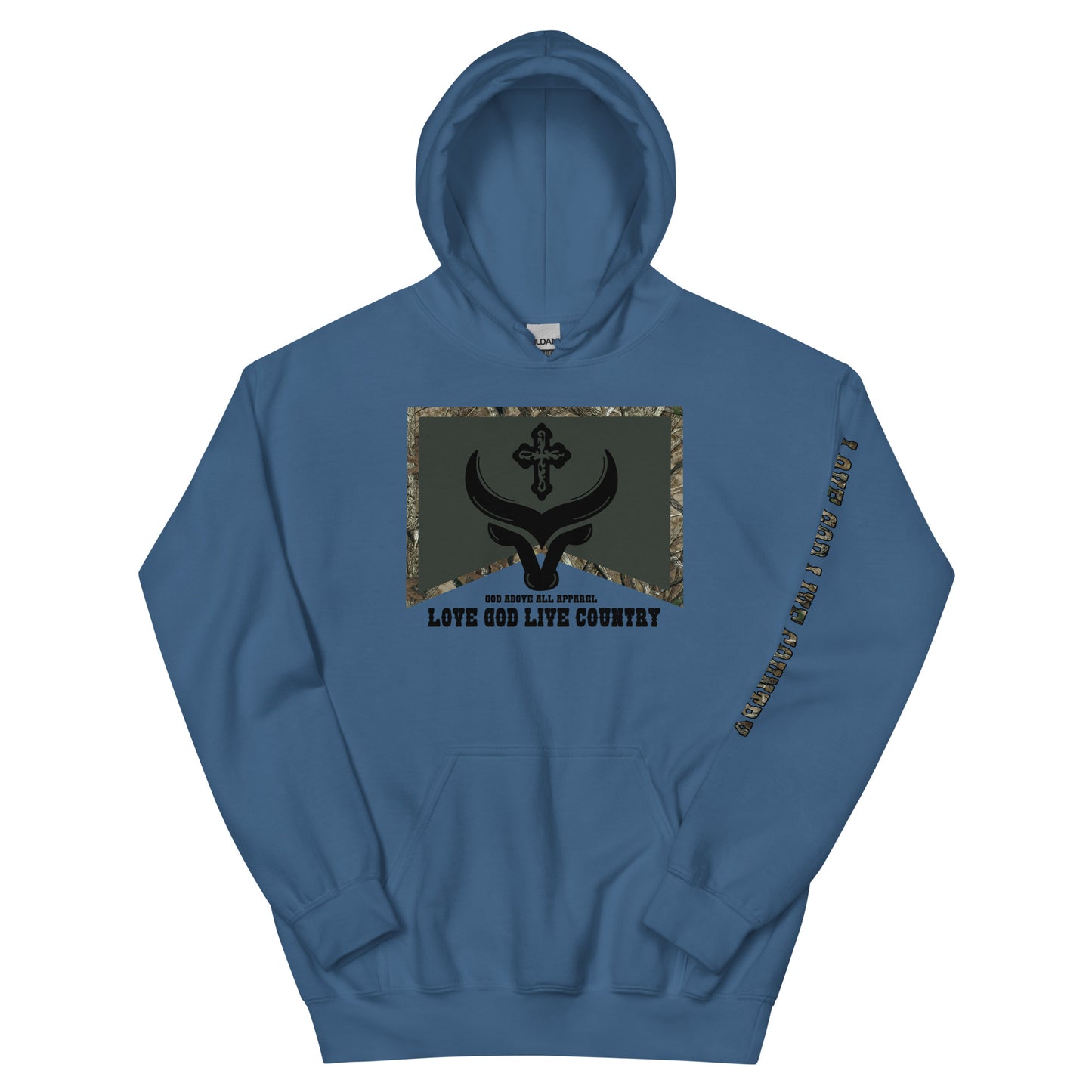 LOVE GOD LIVE COUNTRY HOODIE