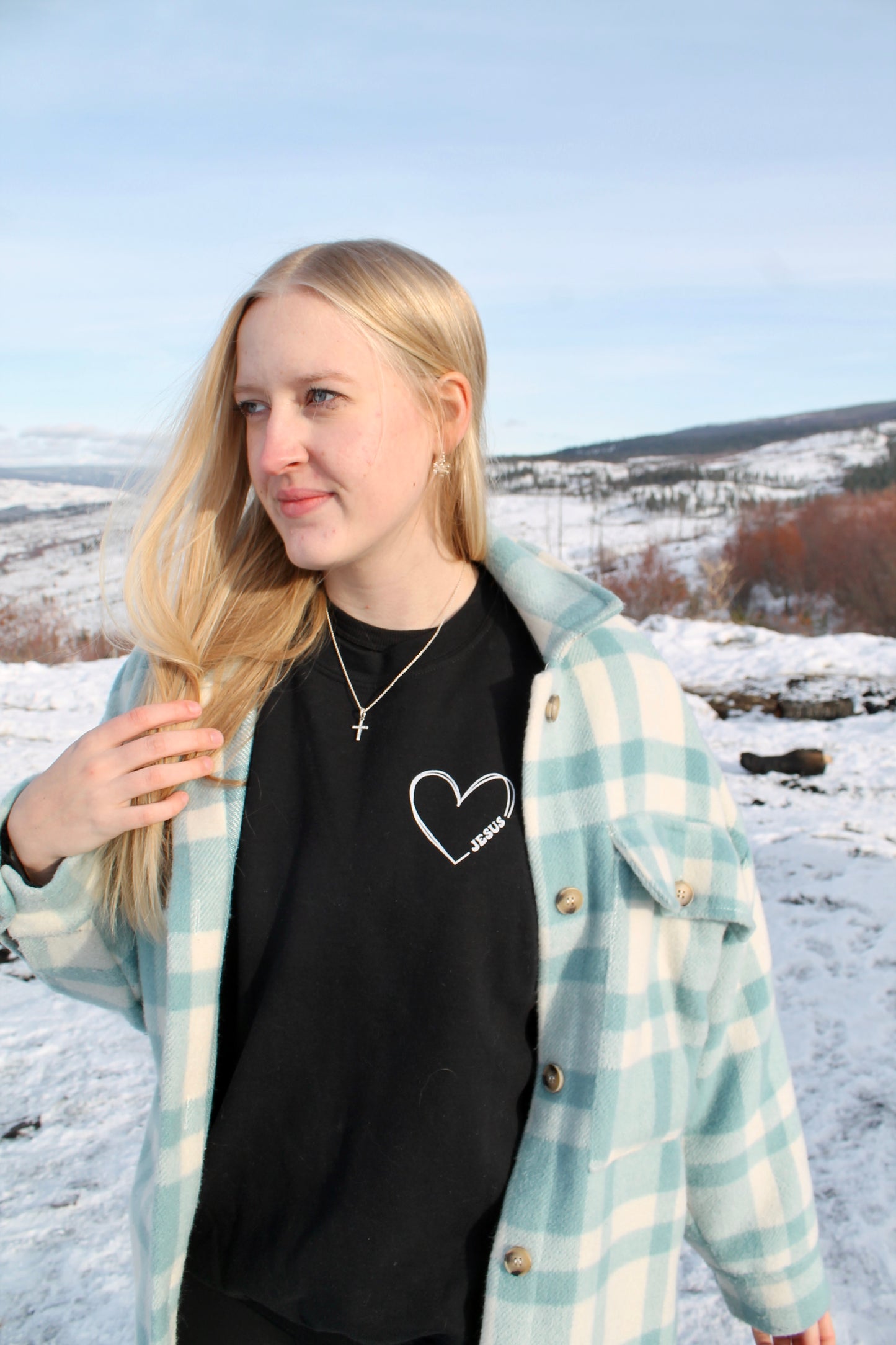 HE SATISFIES THE HEART CREWNECK