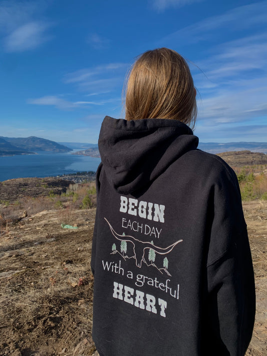 BEGIN EACH DAY WITH A GRATEFUL HEART HOODIE