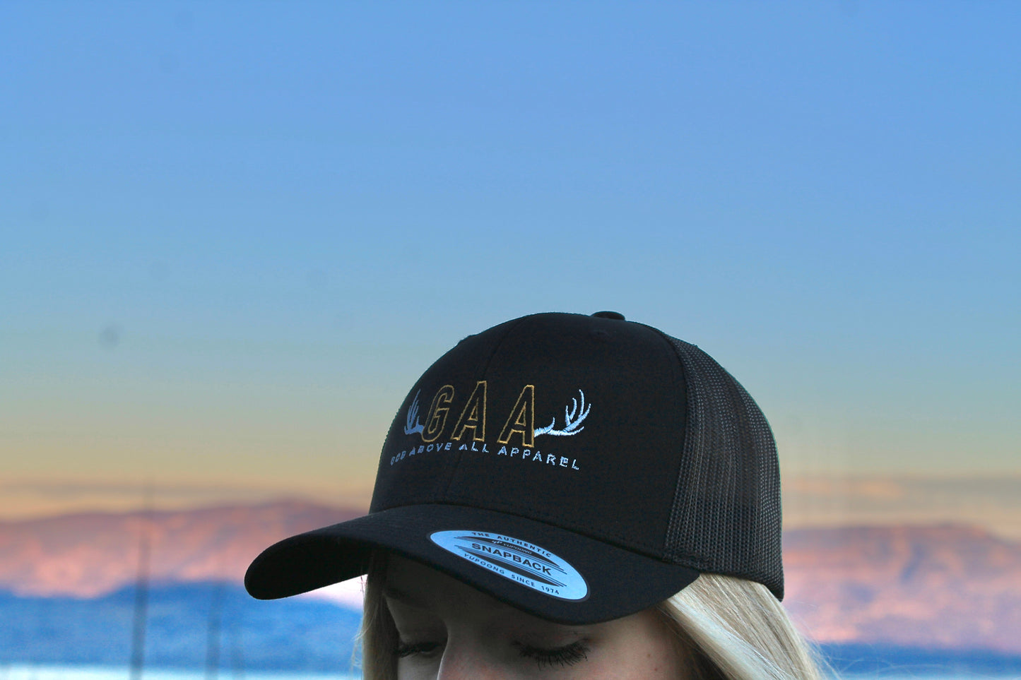 GOD ABOVE ALL TRUCKER HAT