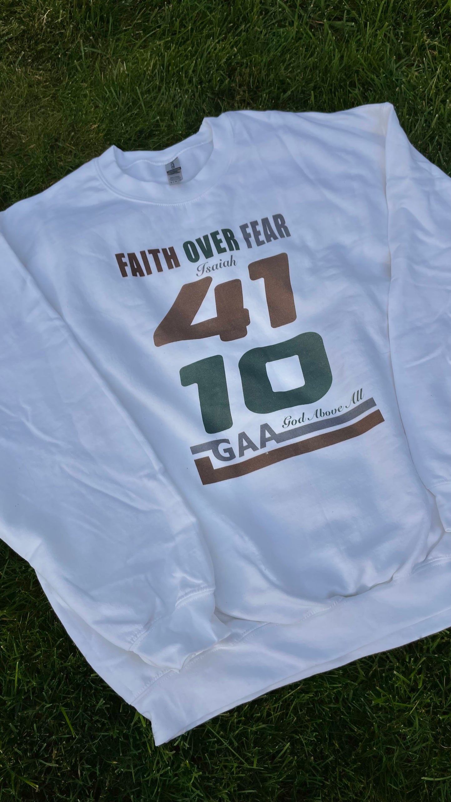 FAITH OVER FEAR CREWNECK