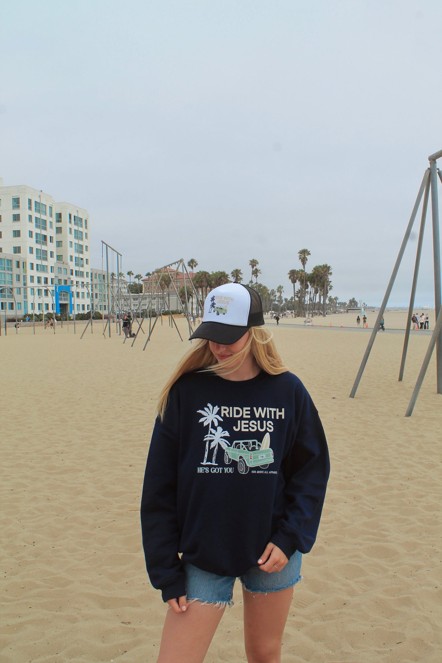 RIDE WITH JESUS CREWNECK