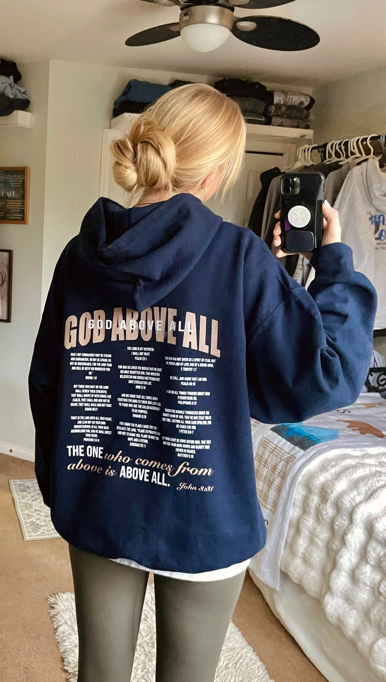 JOHN 3:31 GOD ABOVE ALL HOODIE