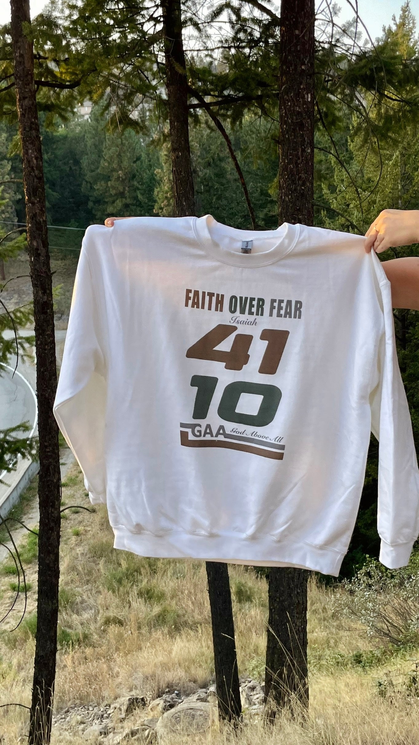 FAITH OVER FEAR CREWNECK