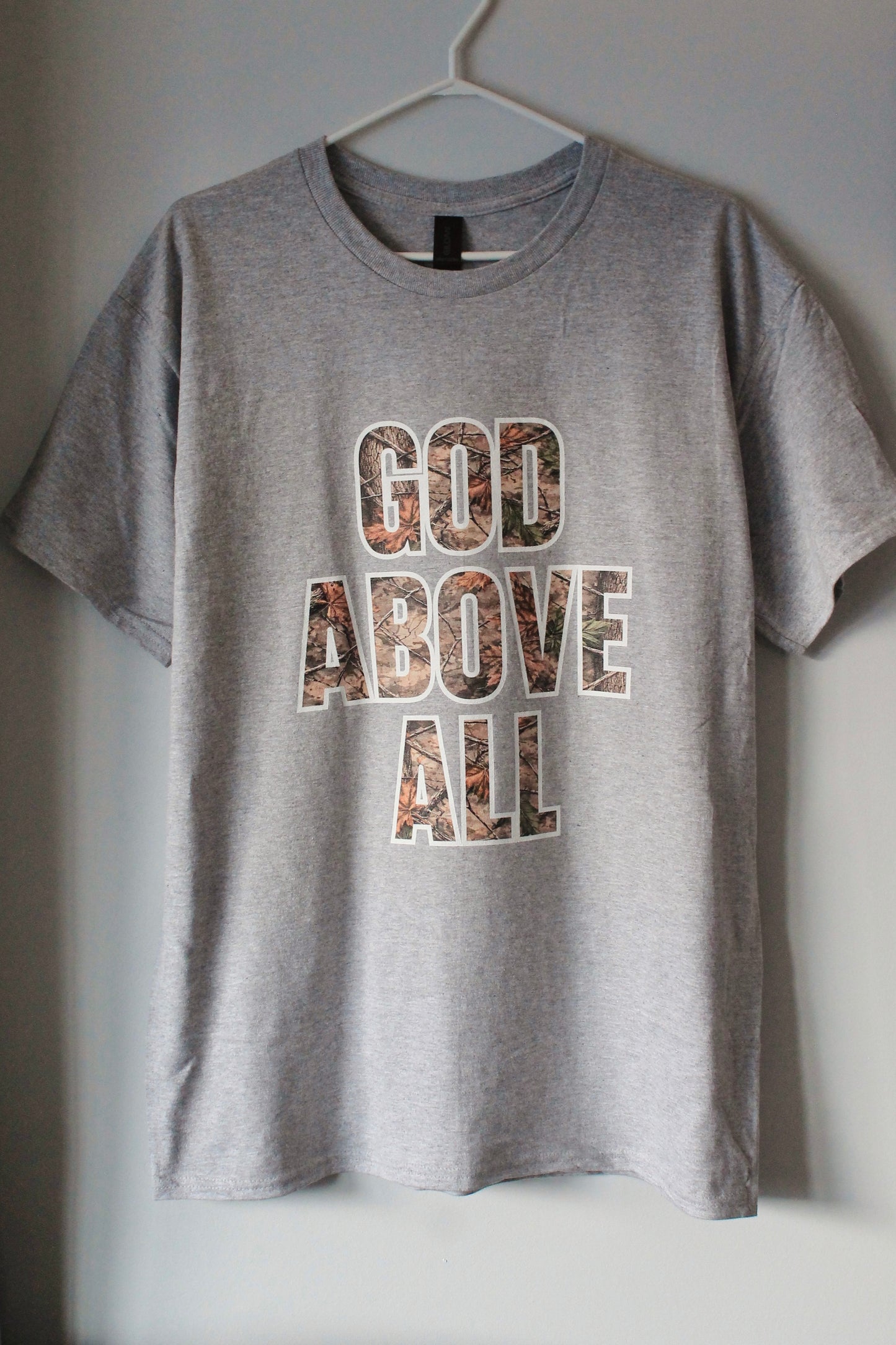 GOD ABOVE ALL CAMO TEE