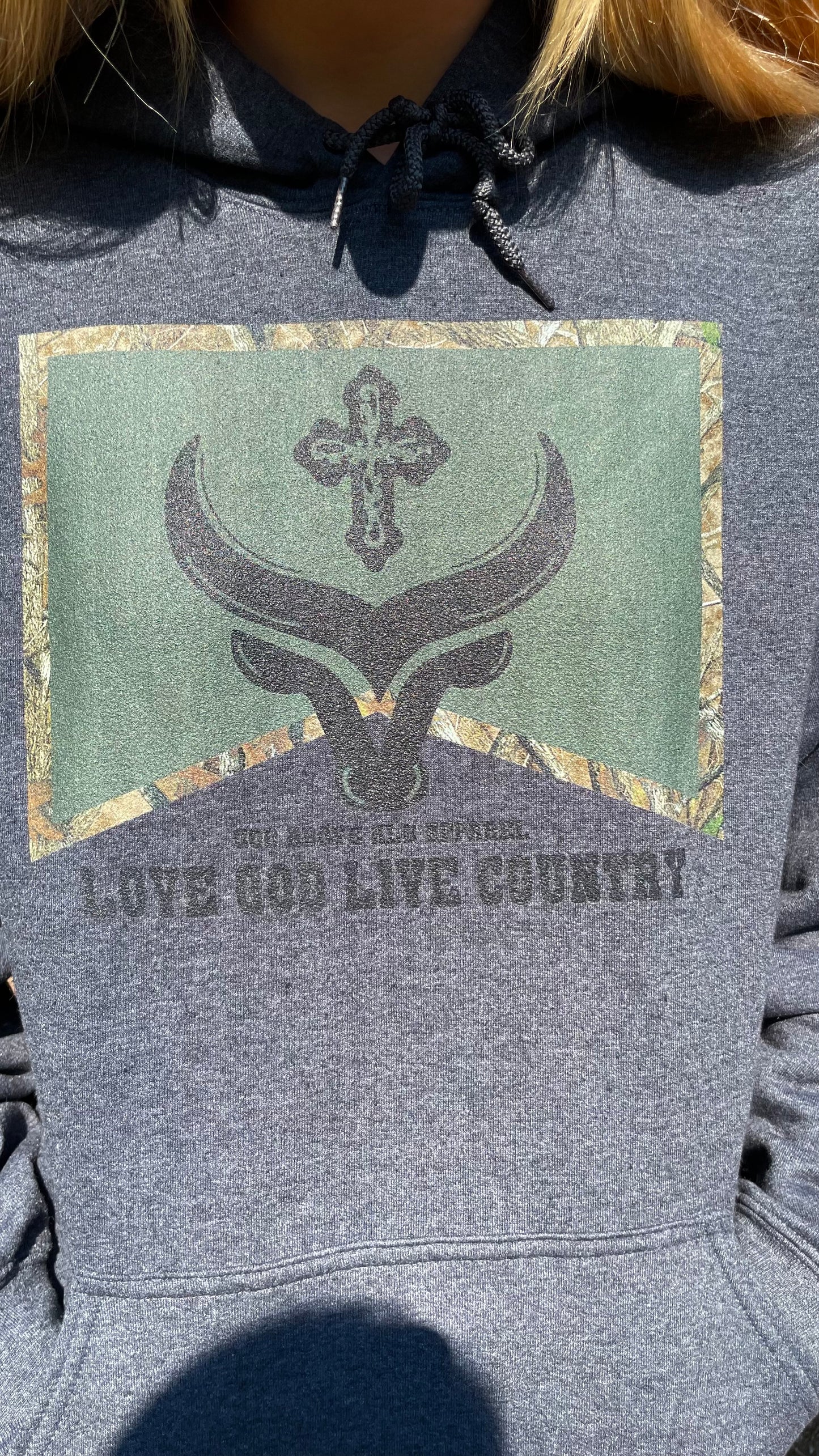 LOVE GOD LIVE COUNTRY HOODIE