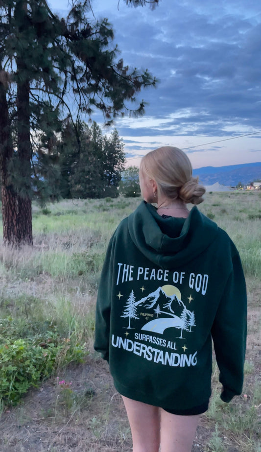 THE PEACE OF GOD SURPASSES ALL UNDERSTANDING PREMIUM HOODIE
