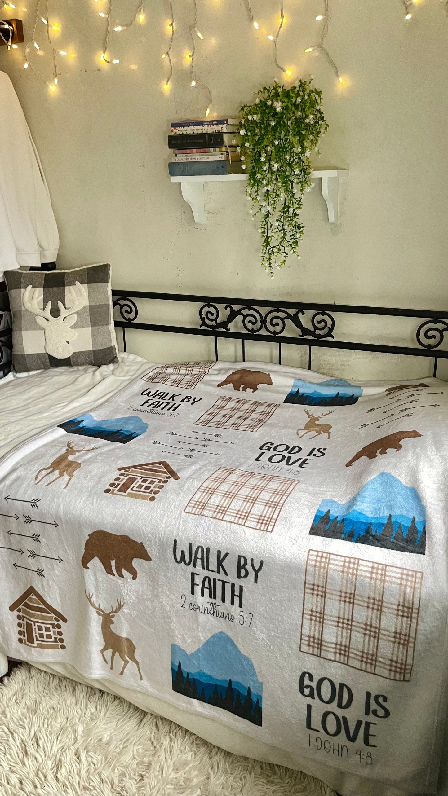 OUTDOOR FAITH BASED BLANKET