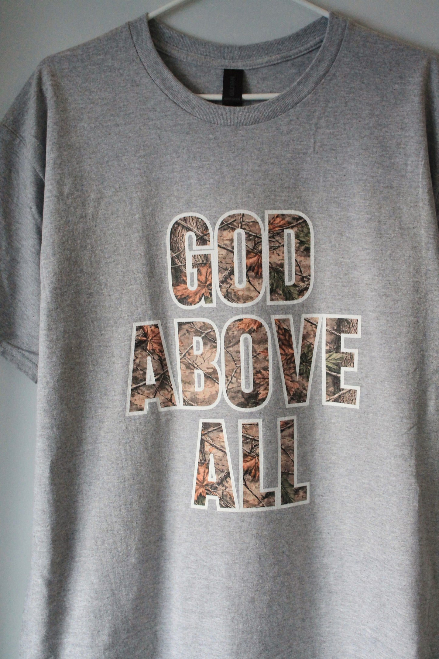 GOD ABOVE ALL CAMO TEE