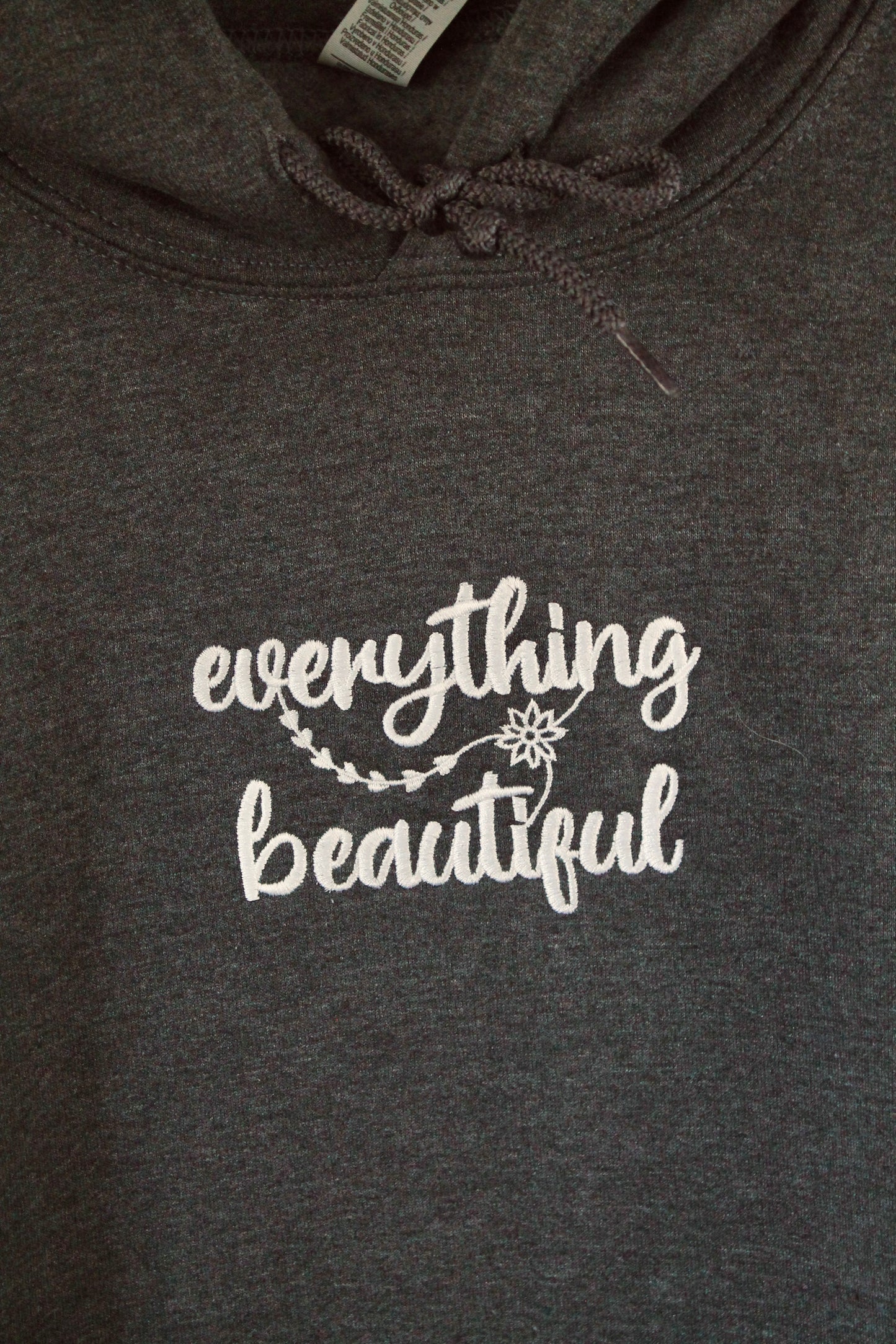 EVERYTHING BEAUTIFUL HOODIE (FRONT EMBROIDERY)