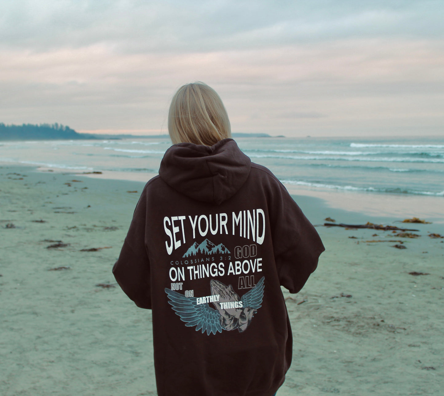 SET YOUR MIND ON THINGS ABOVE HOODIE