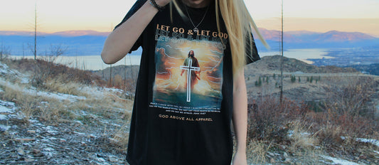 LET GO & LET GOD TEE