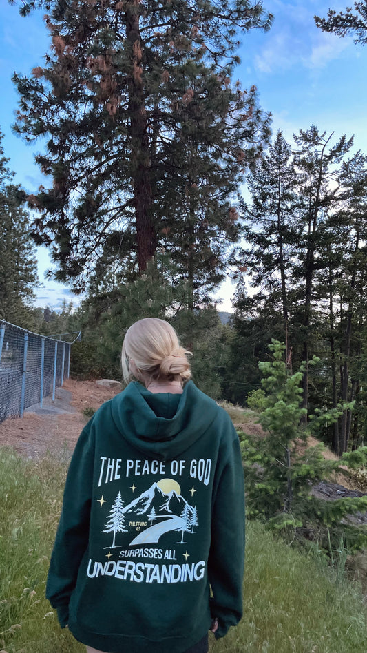 THE PEACE OF GOD SURPASSES ALL UNDERSTANDING PREMIUM HOODIE