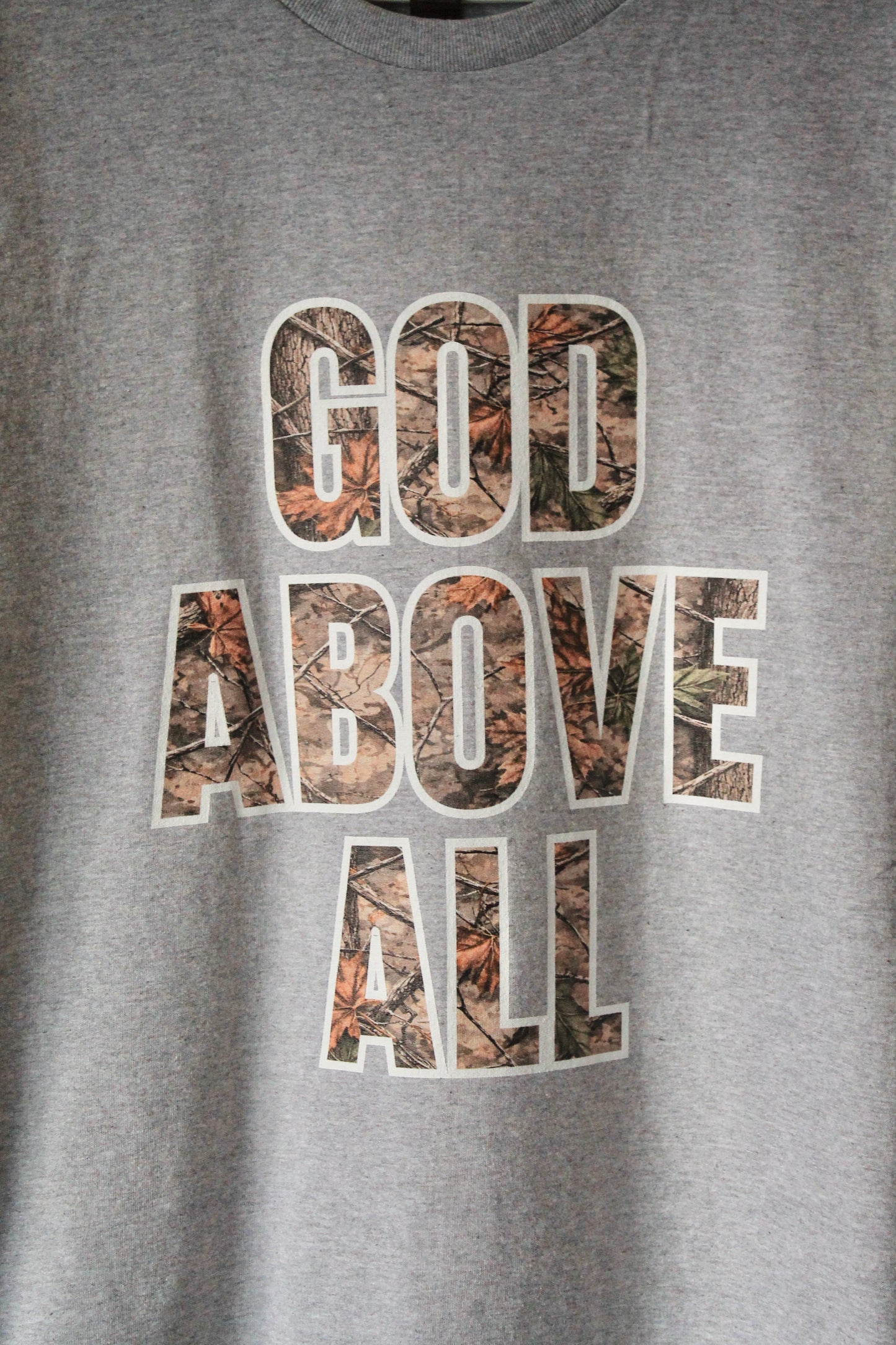 GOD ABOVE ALL CAMO TEE