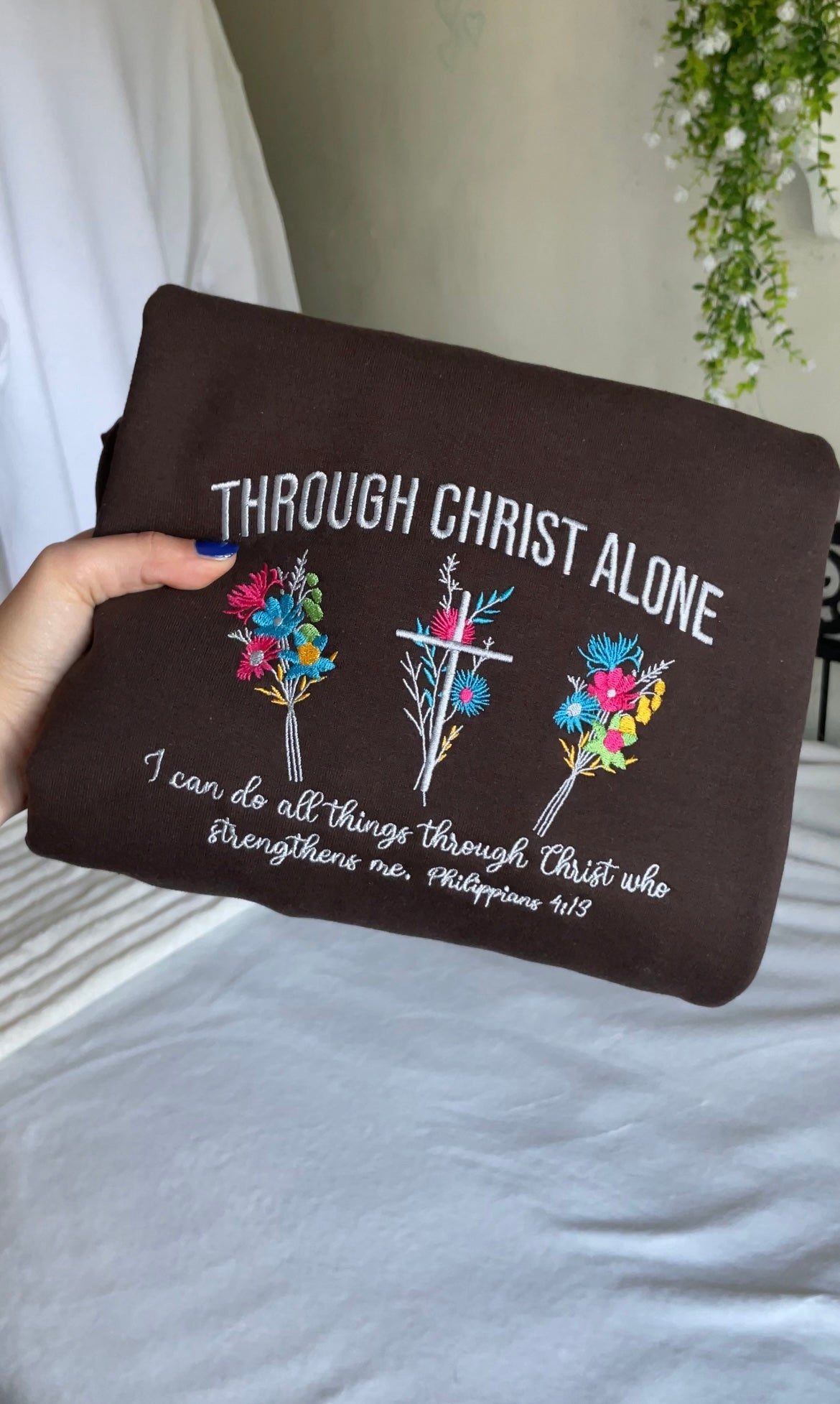 THROUGH CHRIST ALONE CREWNECK