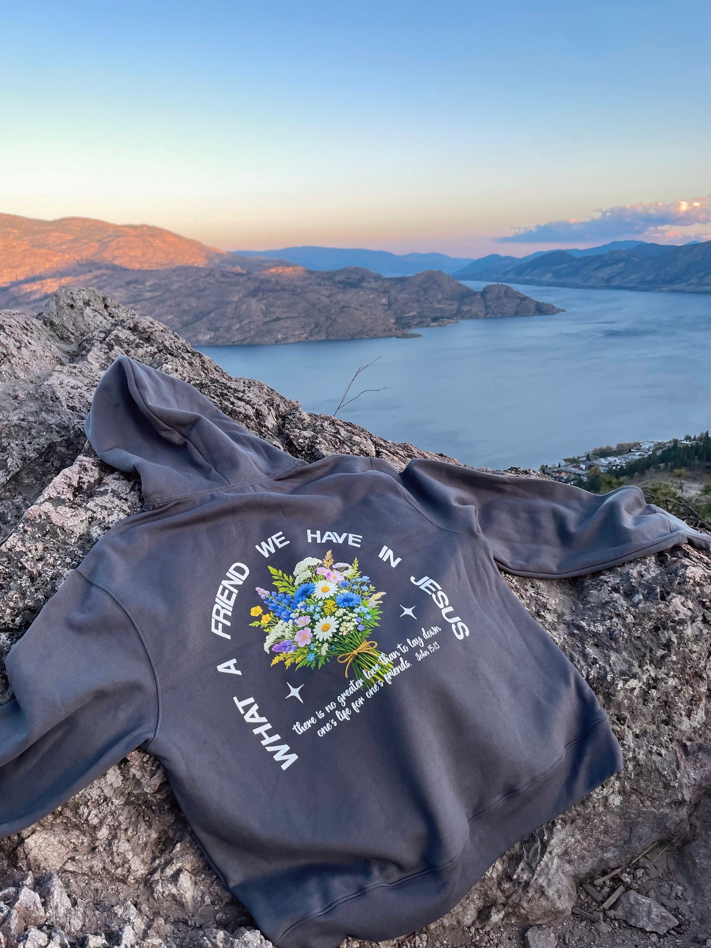 WHAT A FRIEND WE HAVE IN JESUS PREMIUM HOODIE