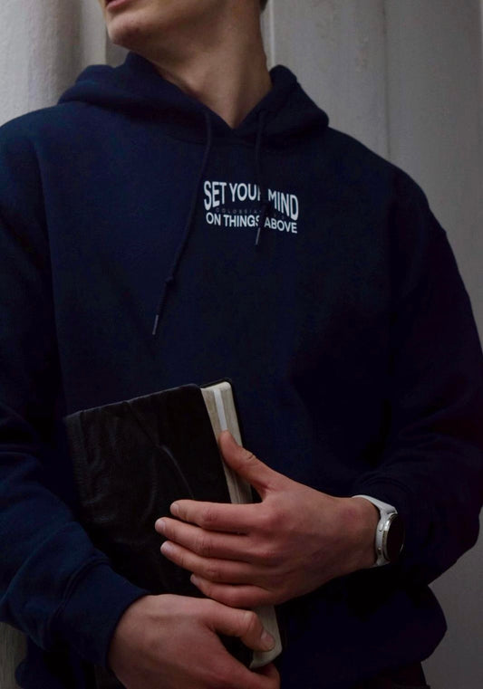 SET YOUR MIND ON THINGS ABOVE HOODIE