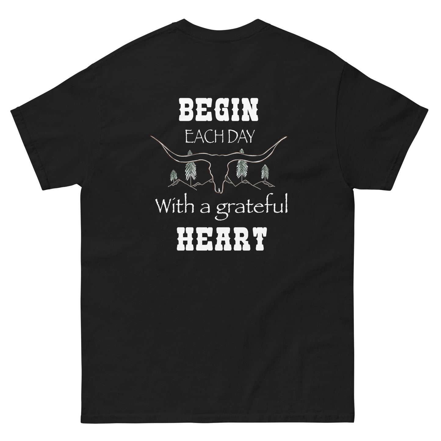 BEGIN EACH DAY WITH A GRATEFUL HEART TEE