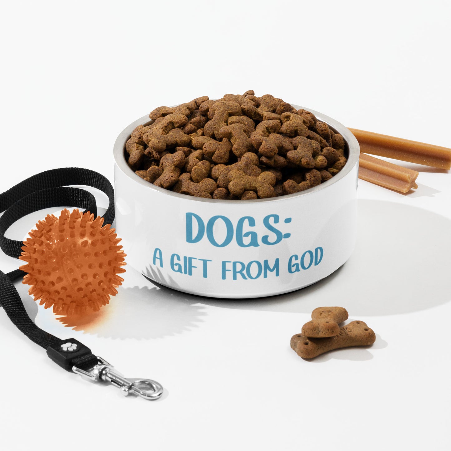 DOGS: A GIFT FROM GOD PET BOWL