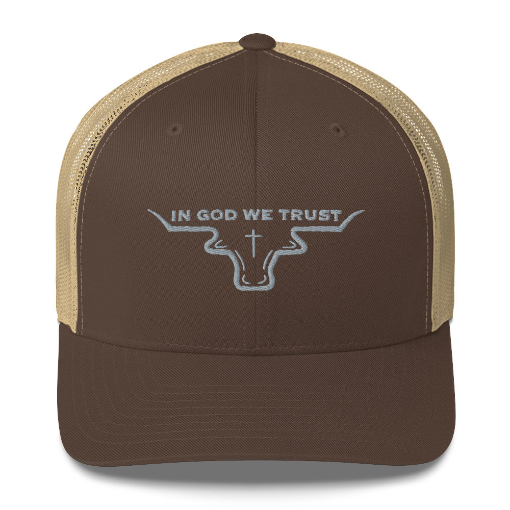 IN GOD WE TRUST TRUCKER HAT