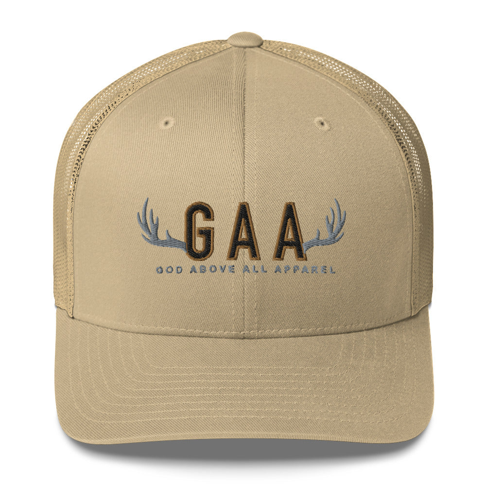 GOD ABOVE ALL TRUCKER HAT