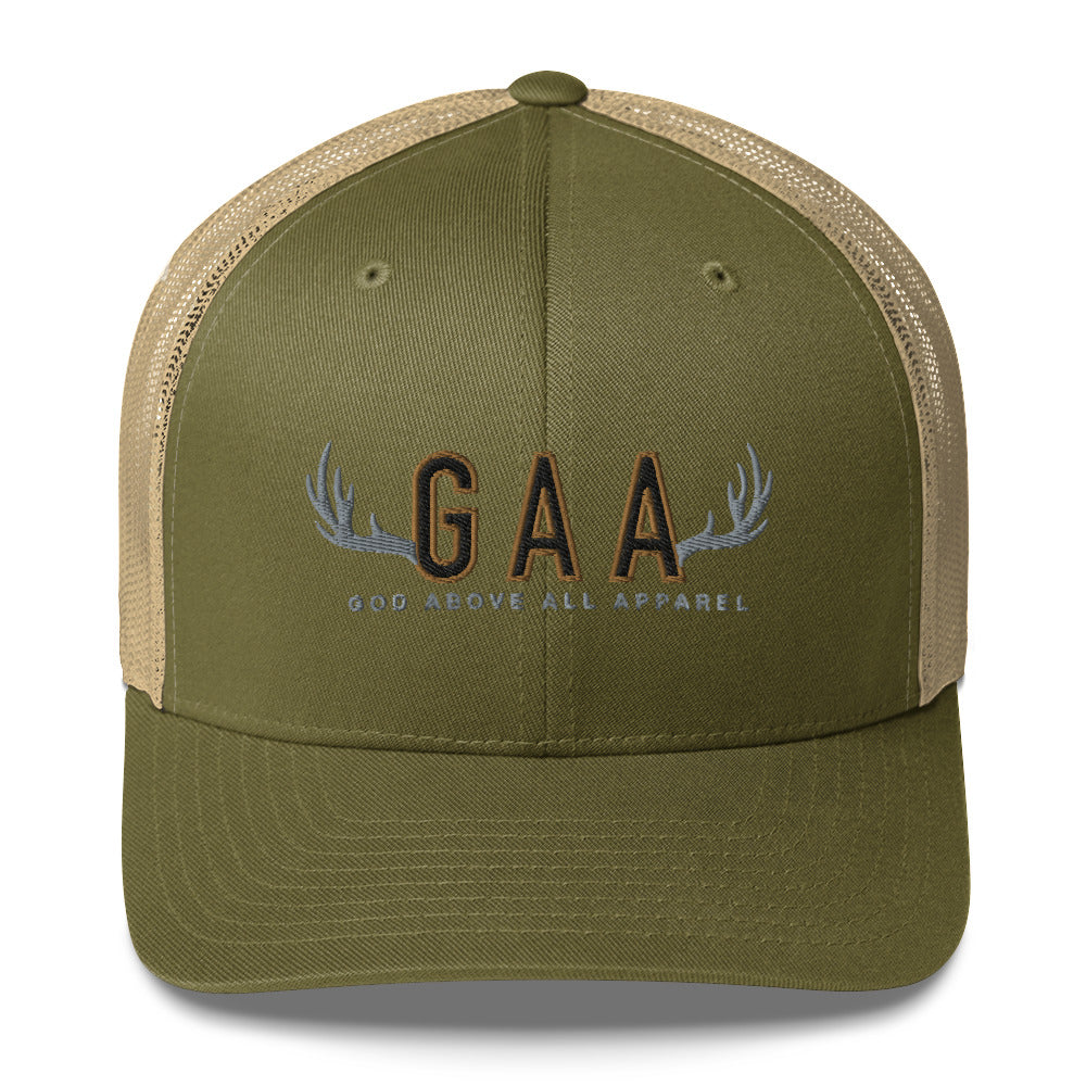 GOD ABOVE ALL TRUCKER HAT