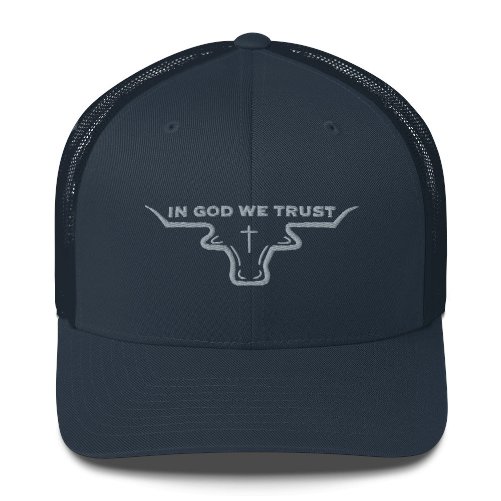 IN GOD WE TRUST TRUCKER HAT