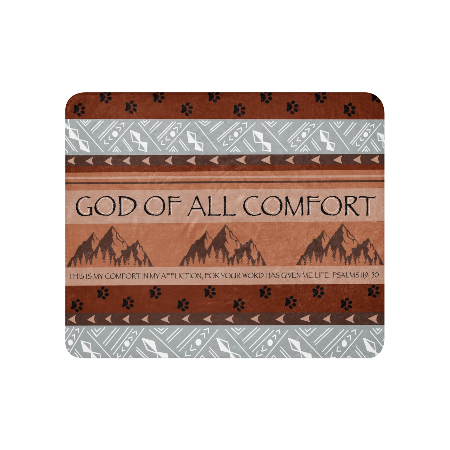 GOD OF ALL COMFORT SHERPA BLANKET