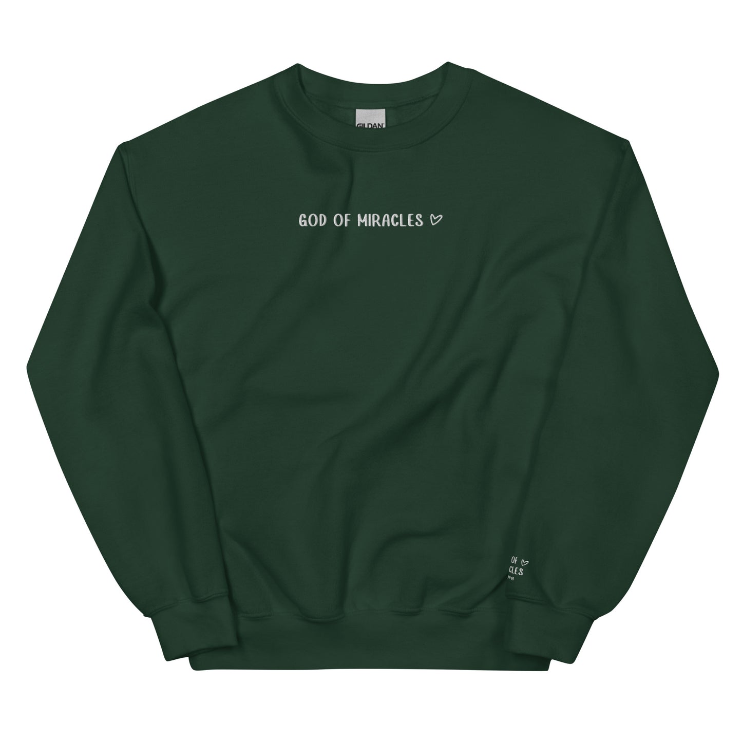 GOD OF MIRACLES CREWNECK