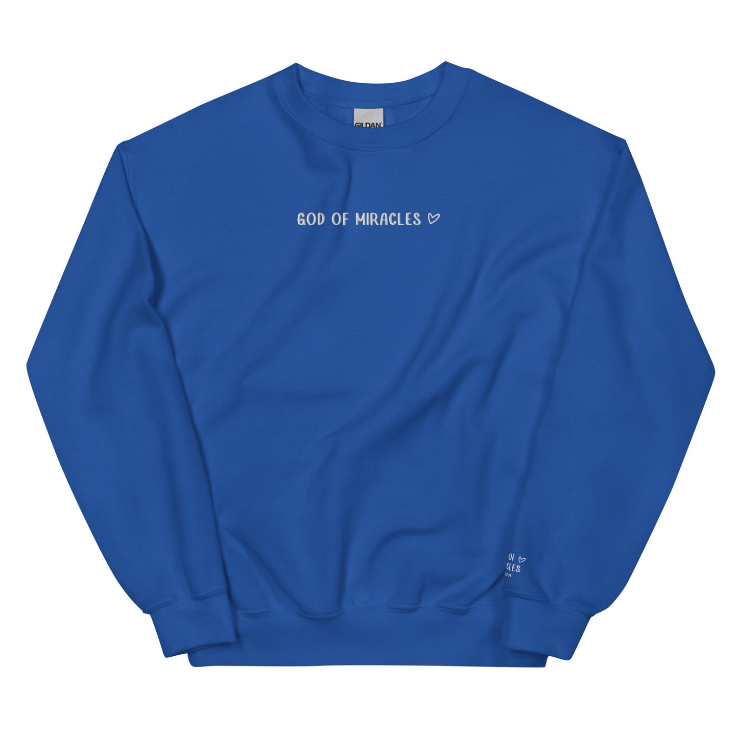 GOD OF MIRACLES CREWNECK