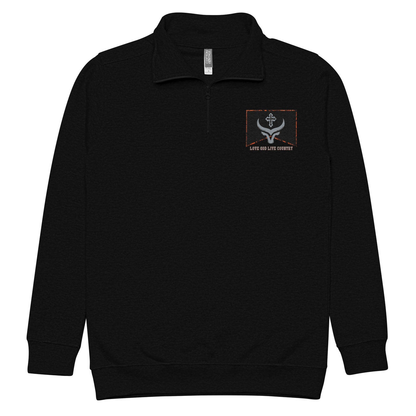 LOVE GOD LIVE COUNTRY FLEECE PULLOVER