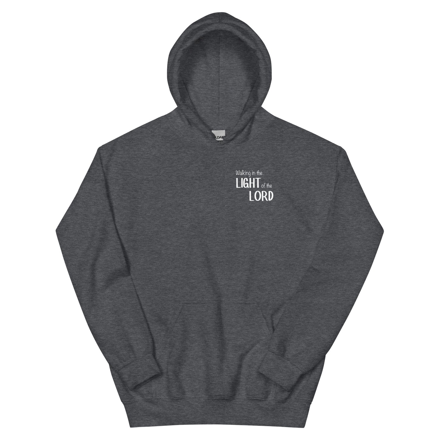 WALKING IN THE LIGHT OF THE LORD HOODIE