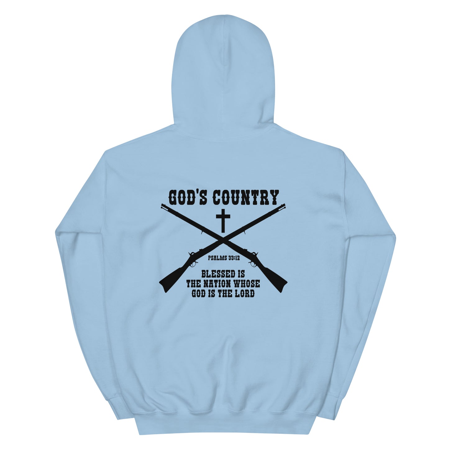 PSALMS 33:12 GOD’S COUNTRY HOODIE