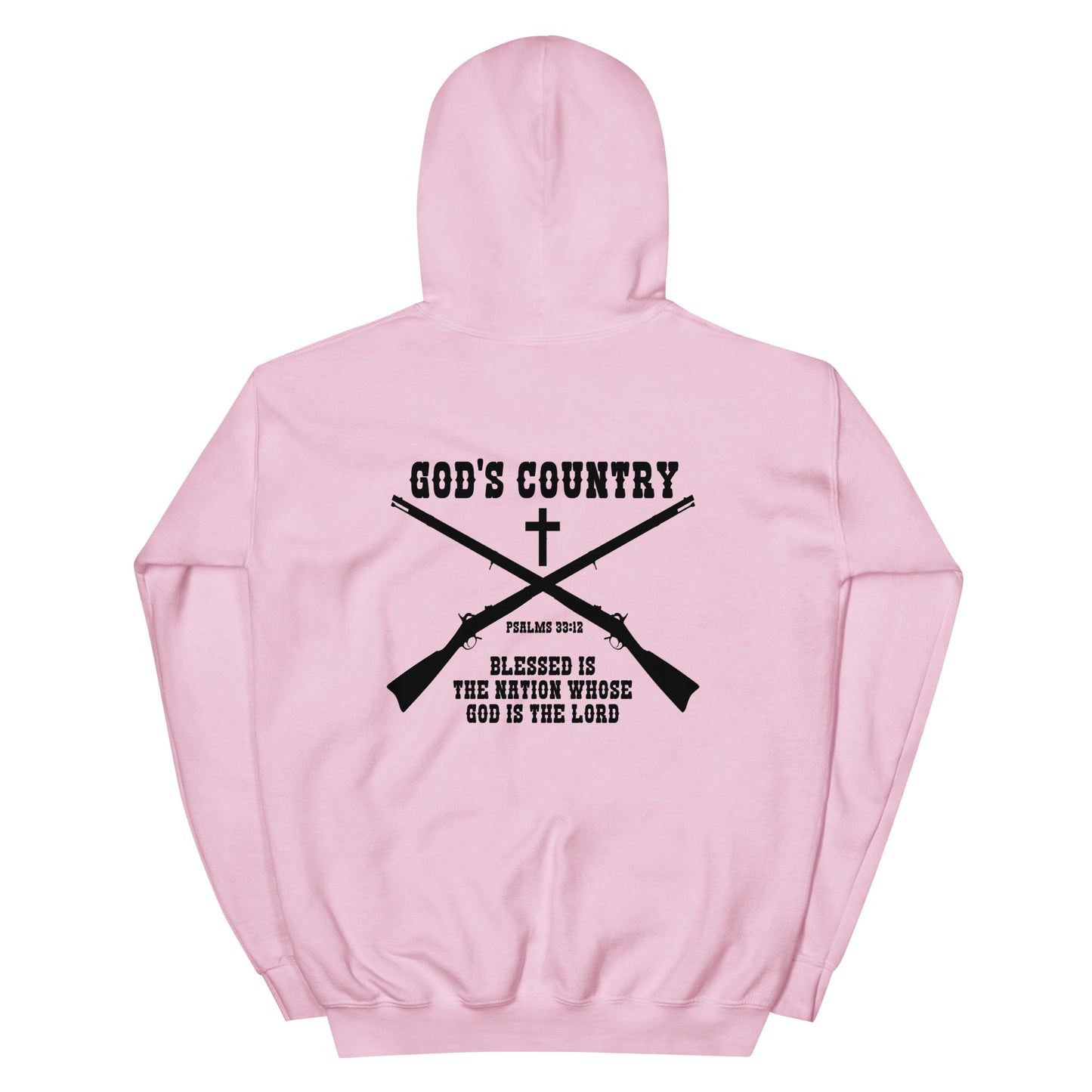 PSALMS 33:12 GOD’S COUNTRY HOODIE