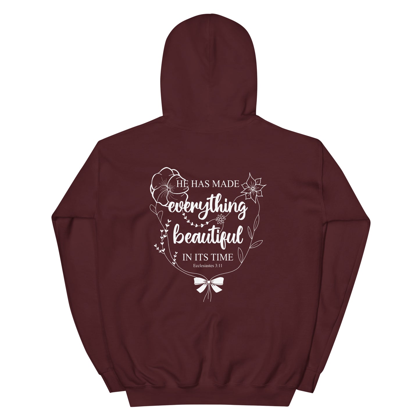 EVERYTHING BEAUTIFUL HOODIE (FRONT EMBROIDERY)