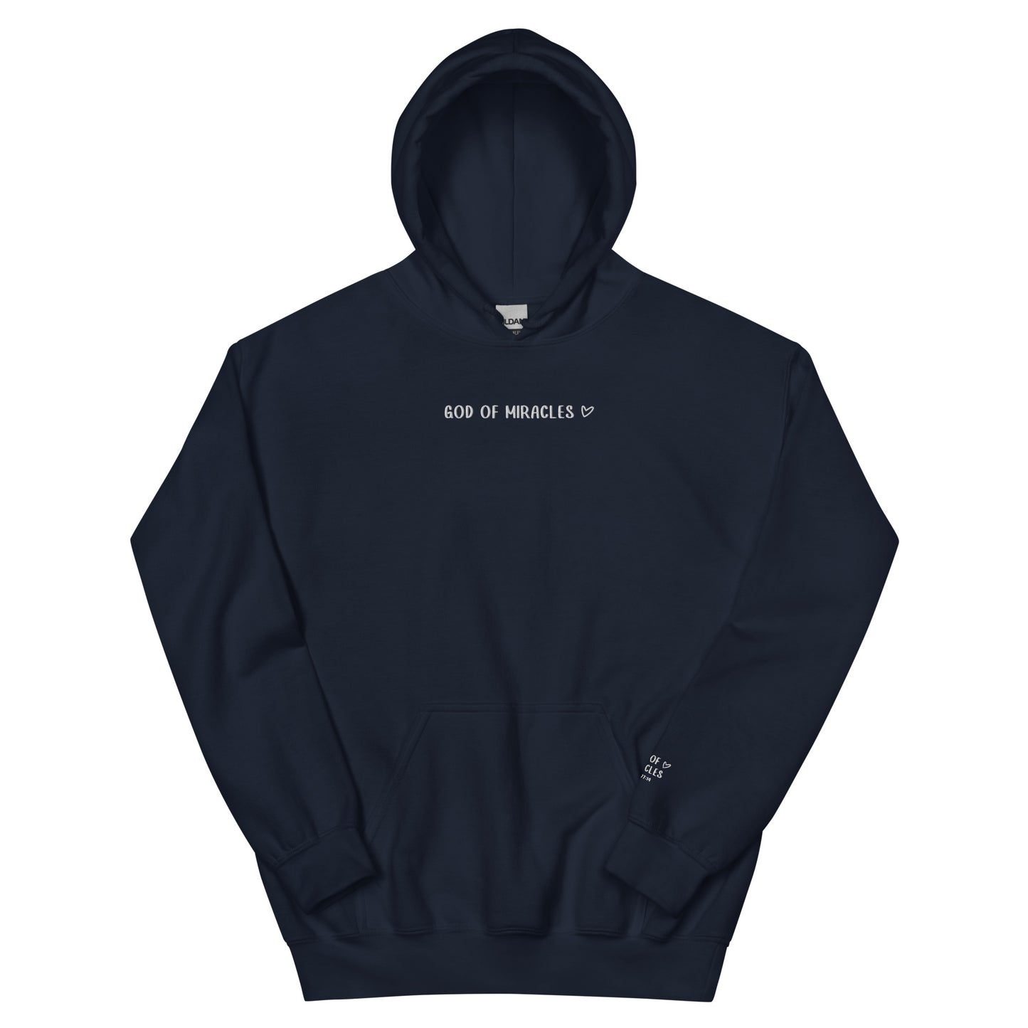 GOD OF MIRACLES HOODIE (EMBROIDERED)