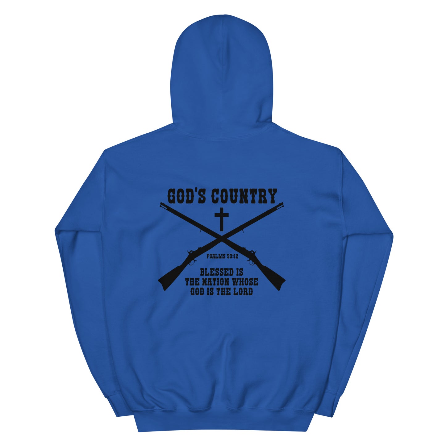 PSALMS 33:12 GOD’S COUNTRY HOODIE