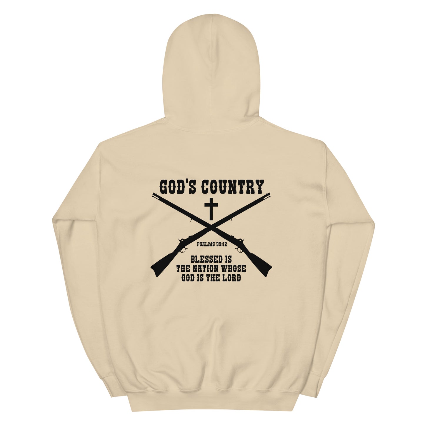 PSALMS 33:12 GOD’S COUNTRY HOODIE