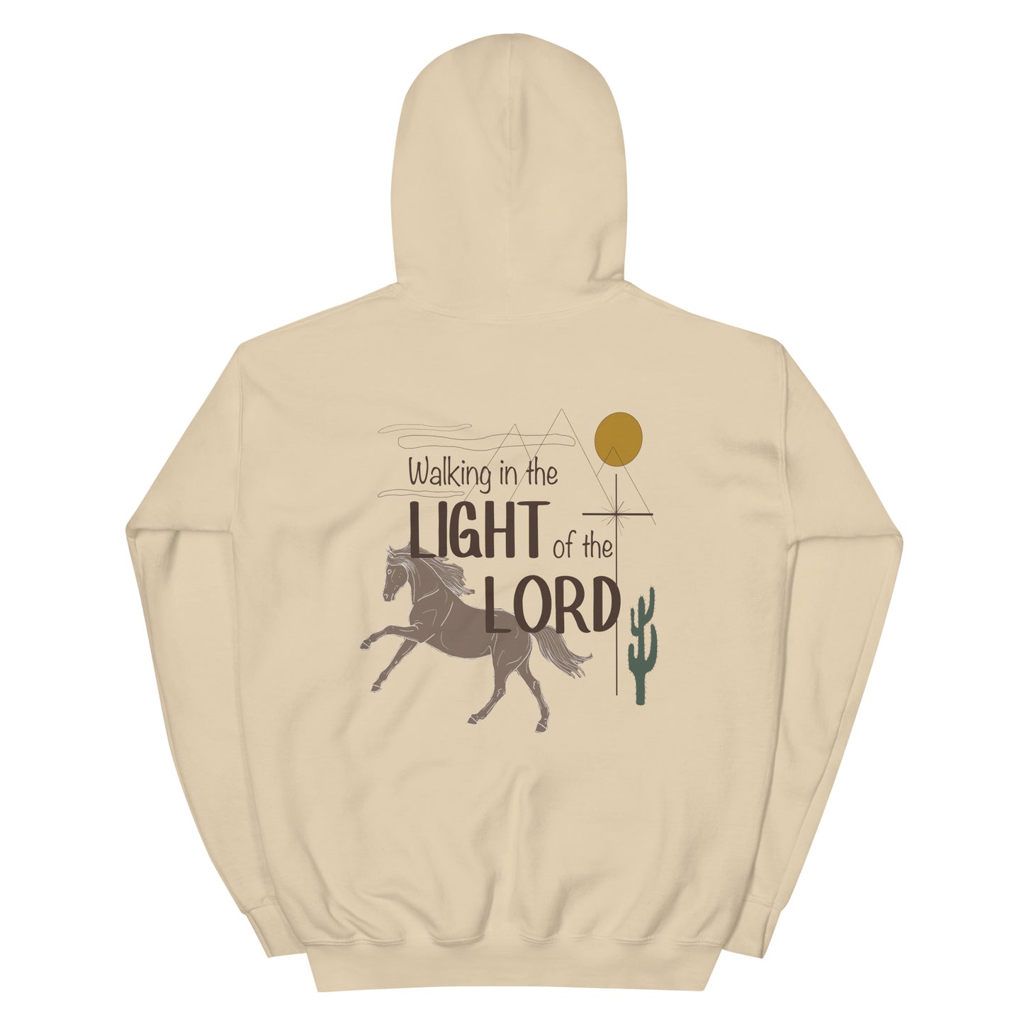 WALKING IN THE LIGHT OF THE LORD HOODIE